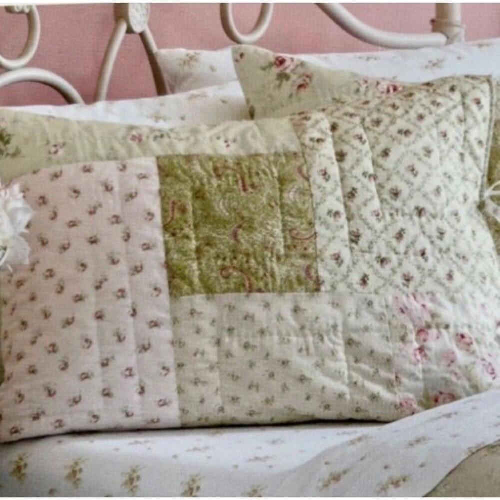 Pair Of Vintage Luxe Standard Shams
